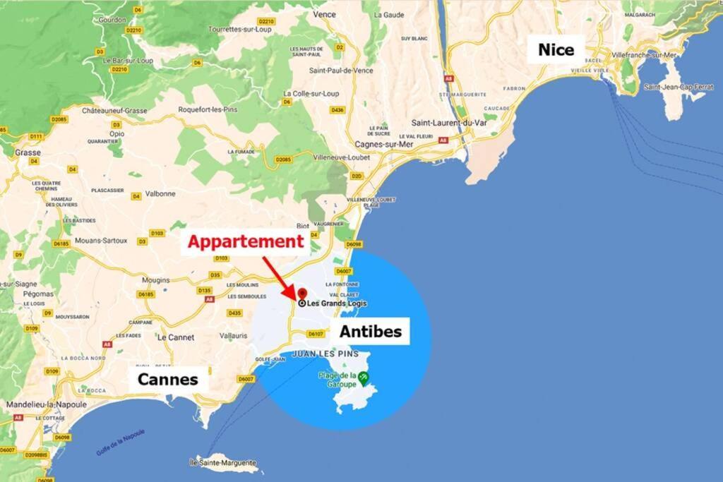 Casalionelantibes 70 Sqm Apartment With Garden And Parking Exteriér fotografie